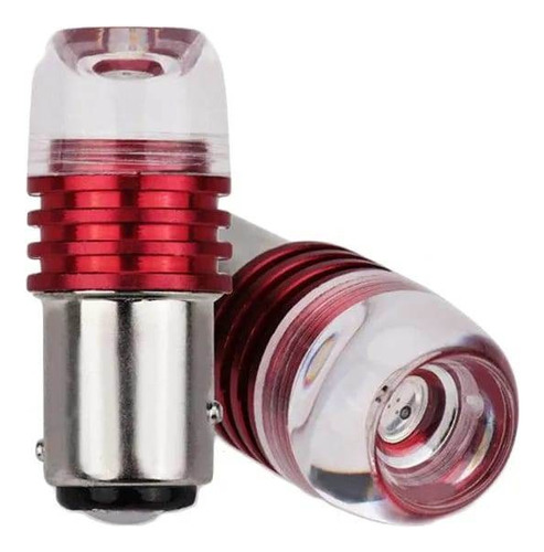 1 Bombillo Stop Strober Led Para Moto/carro  1157 Color:rojo