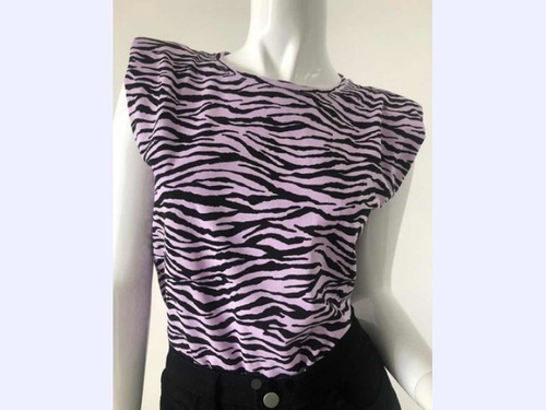 Franela Muscle Tee(con Hombreras)animalprint S/m/l Importada