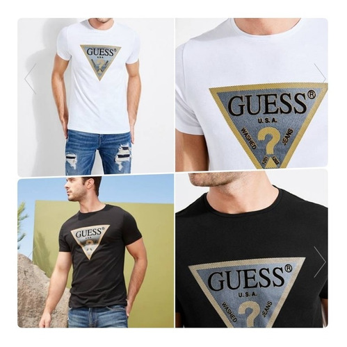 Remera Guess Anonymous Logo Importada 100% Original