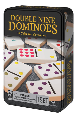 Doble Nueve Dominó En Estaño