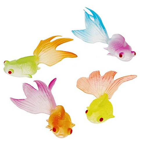 Us Toy Glow In The Dark Goldfish Party Accesorio (12 Unidade