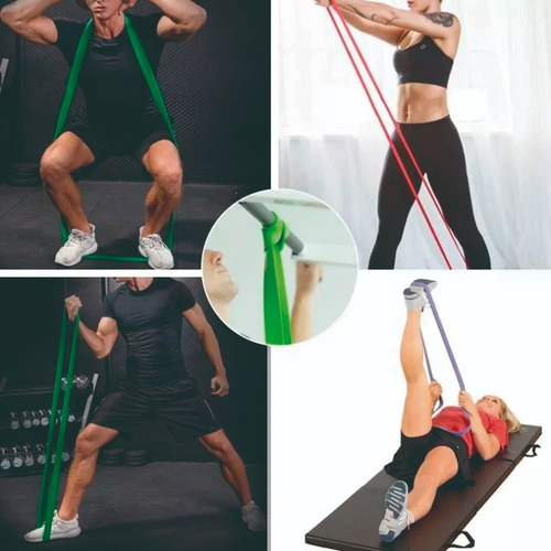 Banda Elásticas De Resistencia 33lb Ejercicio Casa Gimnasio