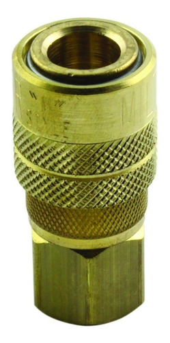 Acople Rapido Hembra De Laton 1/4x1/4`` Npt (715bk), Milton