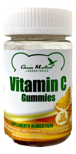 Vitamina C Gummies 30 Gomitas Green Medical
