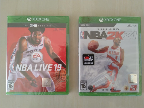 Juegos Xbox One Nba Live 19 Y Nba 2k21, Nuevos Y Sellados!