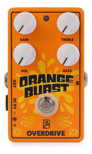 Pedal De Efectos De Guitarra Caline Cp-516 Orange Burst Over