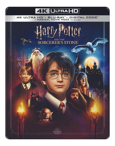 4k Uhd Blu-ray Harry Potter & The Sorcerers Stone Steelbook