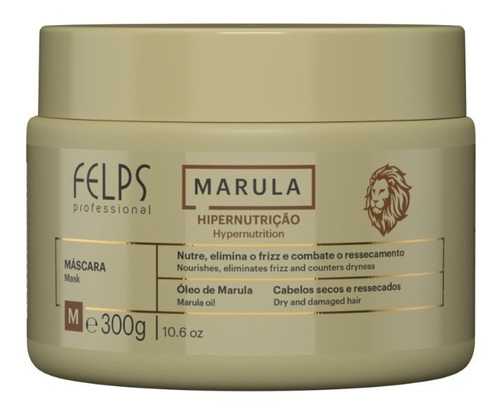 Felps Marula Máscara De Hipernutrição 300g