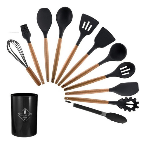 Juego De Utensilios De Cocina Con Cucharas De Cocina De Sili