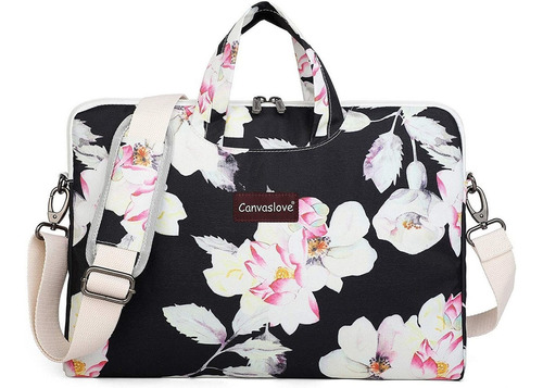 Wbolso Ligero De Hombro Para Laptop Con Diseño De Flores Lo