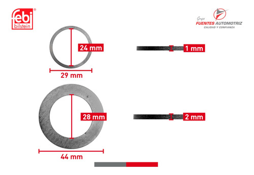 Perno Central Para Vw Combi 1600 1974 1975 Febi Original