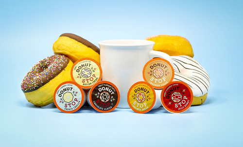 Cápsulas De Café Sabor Dona Cruller 40 Unidades Compatibles