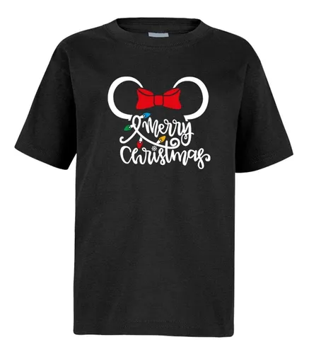 Playeras navideñas de mickey mouse sale
