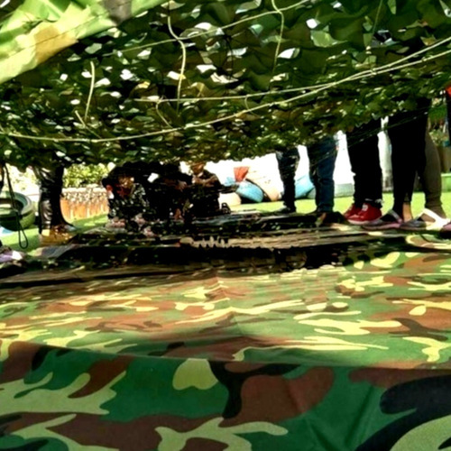 Camaleon Tela De Camuflaje Militar De 4x5m 210d/ Mod Bosque