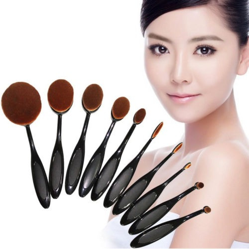 10pcs Pinceles De Maquillaje Profesional Set Cepillo De Dien