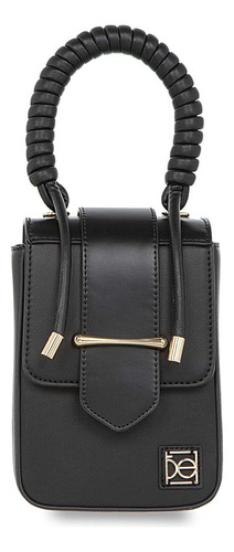 Bolsa Crossbody Cloe Para Mujer Doble Función Y Asa Color Negro