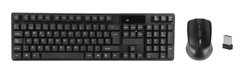 Combo Teclado Mouse Inalambrico Silencioso Portatil 2.4g 104