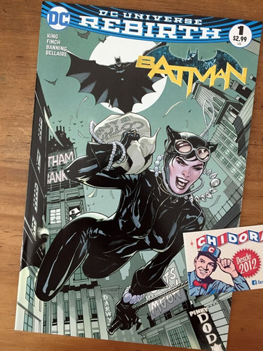 Comic - Batman Rebirth #1 Terry Dodson Variant Catwoman