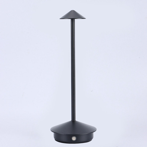 Lámpara De Mesa De Noche Led Luz De Noche Negro 11x35cm