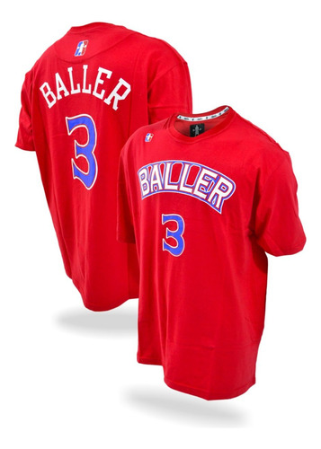 Remera Oversize Baller Brand Rookie Rojo