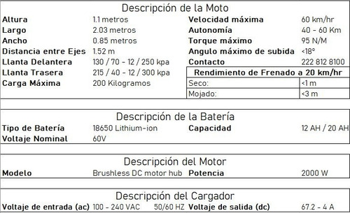 Imagen 7 de 11 de Moto Eléctrica Tipo Chopper Nueva - Xip M1