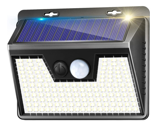 Reflector Lampara Led Solar Exterior Con Sensor De Movimient