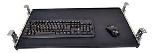 Bandeja Metálica Porta Teclado Mouse Con Goma De 70 X 35 Cm