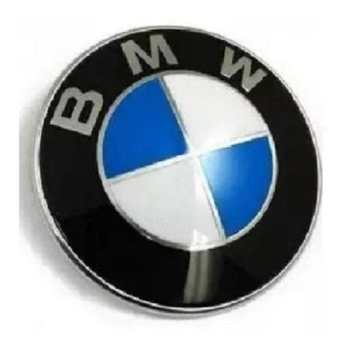 Bmw Emblema Traseiro Porta Malas Tam Cromado 74mm