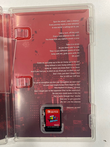 Juego Nintendo Switch Super Mario Odyssey Edición Estándar (Usado)