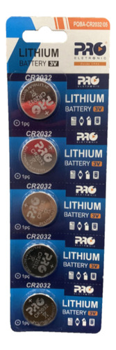 Kit de batería de litio Proelektronic Cr2032 de larga duración con 20 unidades