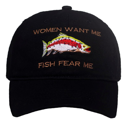 Woman Want Me, Fish Fear Me Hat, Viseras Para Hombre, Gorra