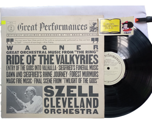 Lp - Acetato - Wagner - Ride Of The Valkyries - Orchestral