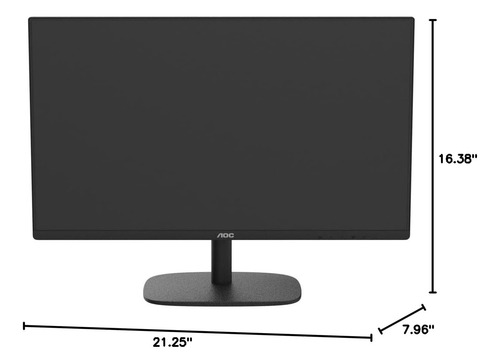 Monitor Ips Sin Marco Aoc 24b2h2 24, Fhd 1920x1080, 100 H...