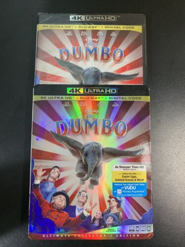 Dumbo 2019 - 4k Ultra Hd, Blu-ray, Digital W/slipcover ( Ddd