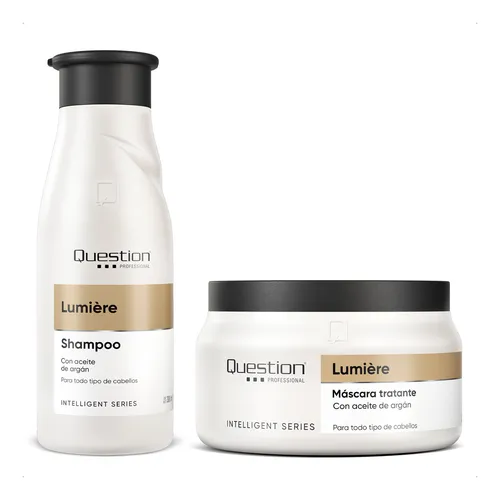 Question Kit Lumiere Shampoo + Máscara Hidratación