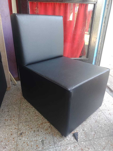Butacón Puff Con Respaldo