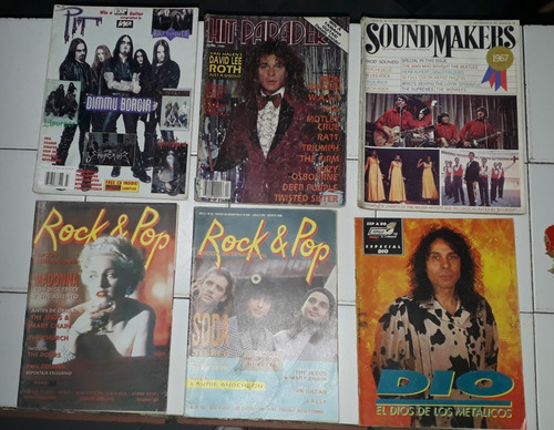 Revistas De Musica Rock Varias Leer! (Usado)
