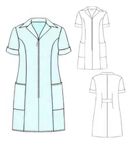 Comprar Moldería Unicose -  Guardapolvo  Delantal Medico Rt 0910