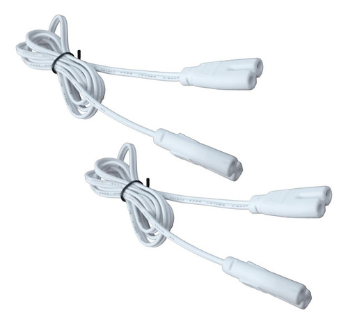 Cableado Lámparas Led, Mxcbn-002, 2pzs, 1m, 13x6.5mm, Blanco