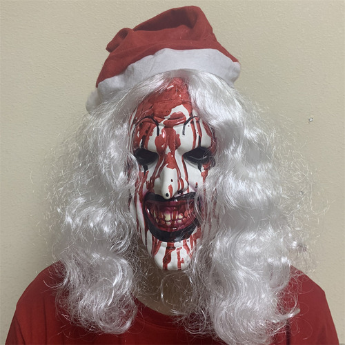 Máscara De Payaso Malvado Con Cabeza De Payaso Para Hallowee