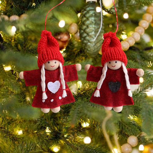 5 Conjunto De Muñecos De Nieve Para Árbol 5 Piezas