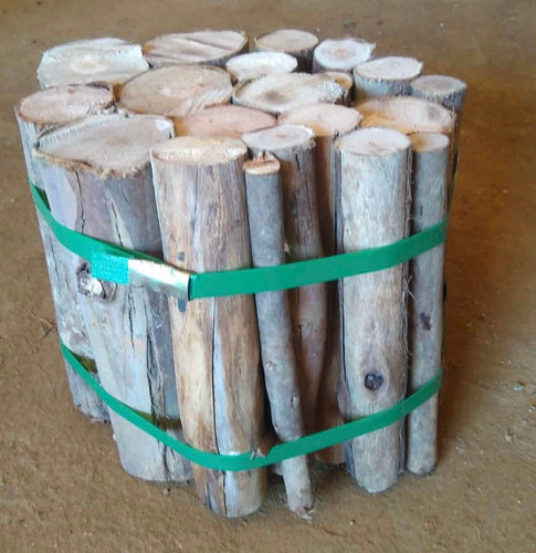 Imagem 3 de 4 de Lenha De Eucalipto Ensacado Para Lareira