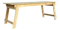Comprar Tablón Caballete Plegable  2 Mts Madera Macizo Quincho Mesa