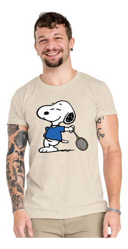 Polera Snoopy Padel Tenis Pro Peanuts Algodon Organico Wiwi