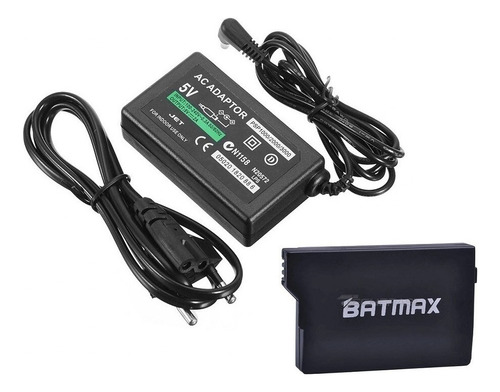 Carregador Bivolt Compatível + Bateria Para Psp 2000 E 3000