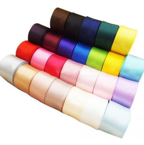 Cinta De Raso Para Manualidades Diy 40 Piezas Color Mezclado