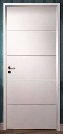 Imagen 3 de 8 de Puerta Placa Gromanti 2006 Mdf 90/10 Marco Chapa 18 Pesado