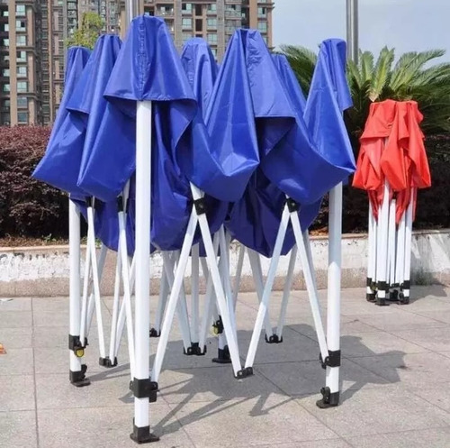 Tenda 3x3 Gazebo Reforçada Sanfonada Com Laterais + Bolsa