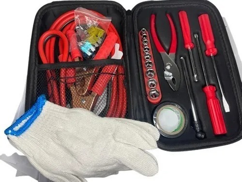 Kit De Emergencia 30pcs Auto + Cable De Partida + Fusibles