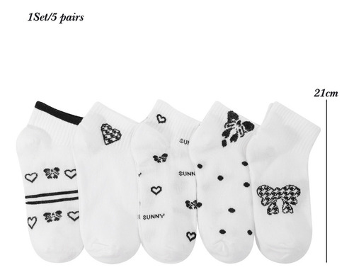 5 Pares De Calcetines Para Primavera/verano, Calcetines Sox